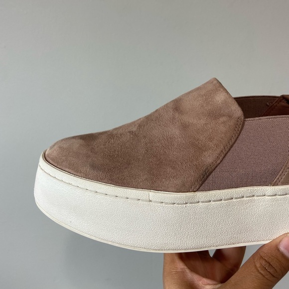 🔴SOLD🔴 Vince Warren Suede Sneaker Pink Size 7.5 - Picture 7 of 14